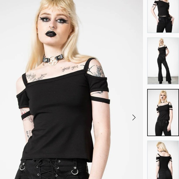 KILLSTAR: Huntly Bardot Top XXL - Picture 10 of 11